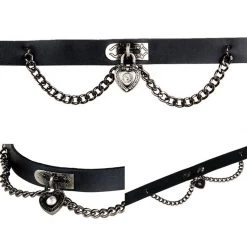 Cradle Of Goth Heart On Strings Choker