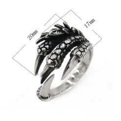 Cradle Of Goth RINGS Dragon King Ring