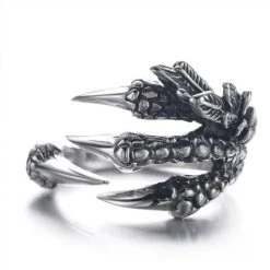 Cradle Of Goth RINGS Dragon King Ring