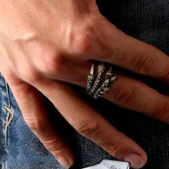 Cradle Of Goth RINGS Dragon King Ring