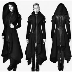 Cradle Of Goth COATS & JACKETS The Worshiper's Hooded Overcoat 12 Cradle Of Goth COATS & JACKETS The Worshiper's Hooded Overcoat