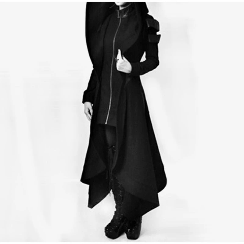 Cradle Of Goth COATS & JACKETS The Worshiper's Hooded Overcoat 7 Cradle Of Goth COATS & JACKETS The Worshiper's Hooded Overcoat