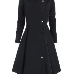 Cradle Of Goth COATS & JACKETS Red Hooded Goth Coat (Spring/Fall Season) Plus Size 23 Cradle Of Goth COATS & JACKETS Red Hooded Goth Coat (Spring/Fall Season) Plus Size