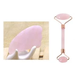 Cradle Of Goth Make Up Rose Quartz Face Roller (Handmade)