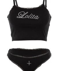 Cradle Of Goth LINGERIE Lolita Bikini Set