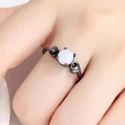 Cradle Of Goth Volcanic Lady Ring 9 Cradle Of Goth Volcanic Lady Ring