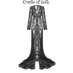 Cradle Of Goth DRESSES Morticia See-Through Dress