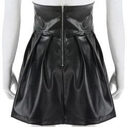 Cradle Of Goth Corset Skirt (Vegan Leather) SKIRTS