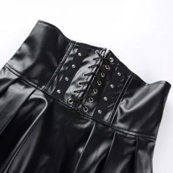 Cradle Of Goth Corset Skirt (Vegan Leather) SKIRTS
