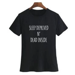 Cradle Of Goth Sleep Deprived N Dead Inside T-shirt SHIRTS