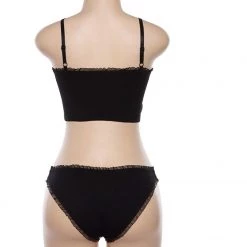 Cradle Of Goth LINGERIE Lolita Bikini Set