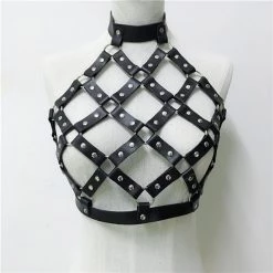 Cradle Of Goth CAGE BRAS & HARNESSES Festival Goth Harnesses (Different Variants)