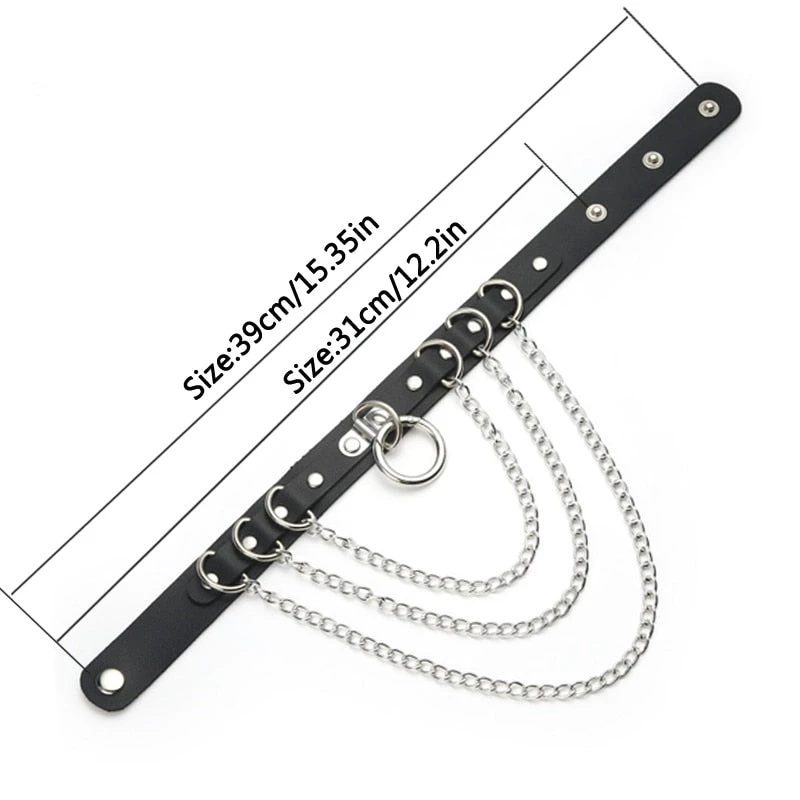 Cradle Of Goth CHOKERS Chained Heart Choker 4 Cradle Of Goth CHOKERS Chained Heart Choker