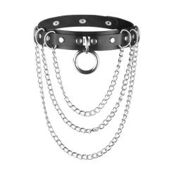 Cradle Of Goth CHOKERS Chained Heart Choker 11 Cradle Of Goth CHOKERS Chained Heart Choker