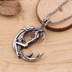 Cradle Of Goth Moon Goddess Necklace NECKLACES
