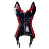 Cradle Of Goth LINGERIE Black And Red Corset
