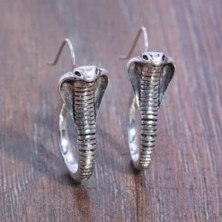 Cradle Of Goth Cobra Earrings