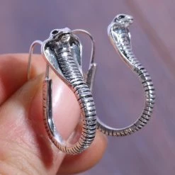 Cradle Of Goth Cobra Earrings