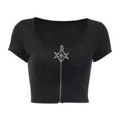 Cradle Of Goth SHIRTS Crop-top From Hell