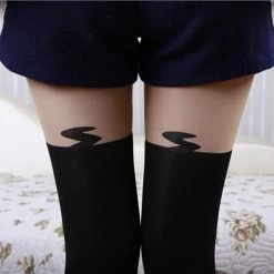 Cradle Of Goth TIGHTS & LEGGINGS Curious Kitties Tights 9 Cradle Of Goth TIGHTS & LEGGINGS Curious Kitties Tights