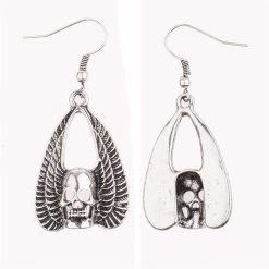 Cradle Of Goth Angel Skulls Earrings 7 Cradle Of Goth Angel Skulls Earrings