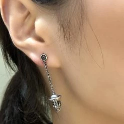 Cradle Of Goth Dangling Skulls (Silver) 9 Cradle Of Goth Dangling Skulls (Silver)