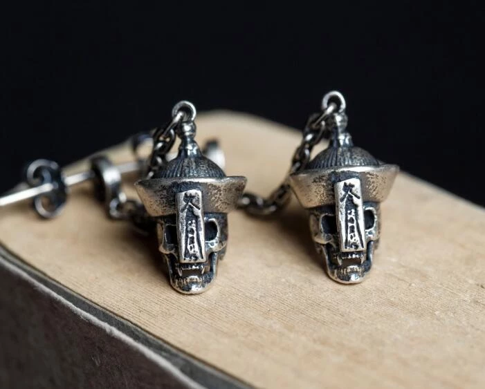 Cradle Of Goth Dangling Skulls (Silver) 6 Cradle Of Goth Dangling Skulls (Silver)