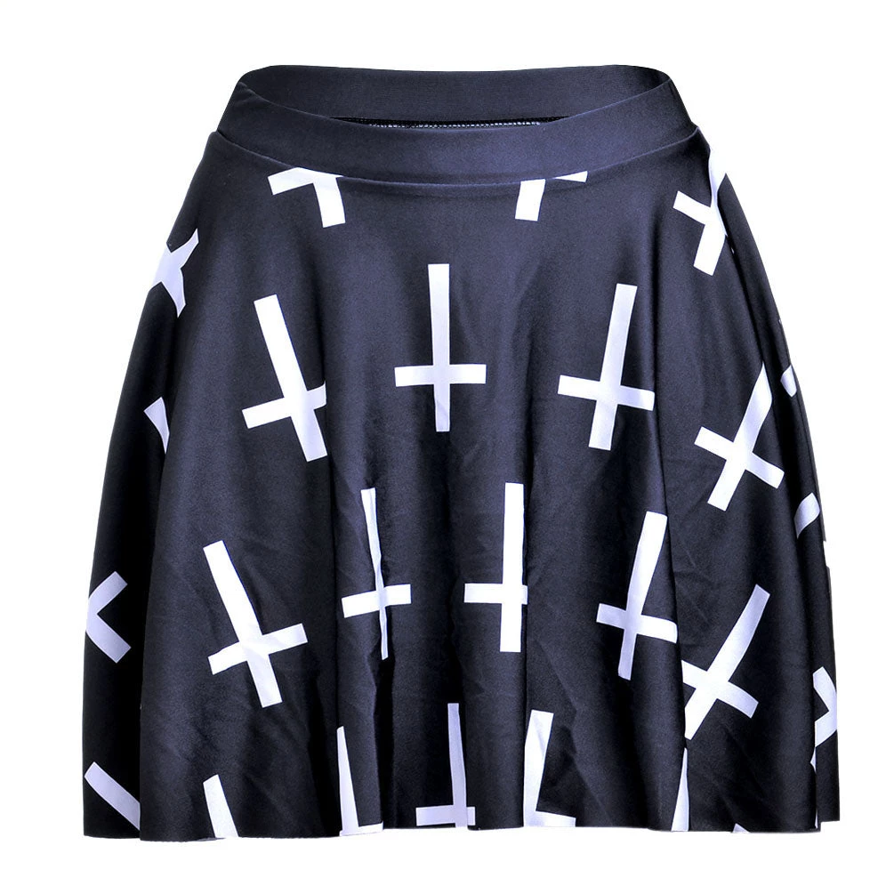 Cradle Of Goth SKIRTS Crosses Skirt ✝️✝️✝️ 2 Cradle Of Goth SKIRTS Crosses Skirt ✝️✝️✝️